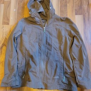 Womens Eddie Baur Brown Hooded Jacket XXL